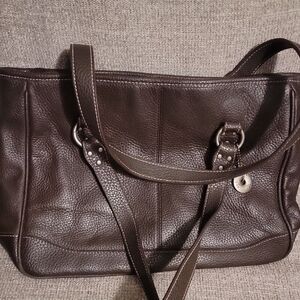 The Sak Brown Patterned Interior Tote